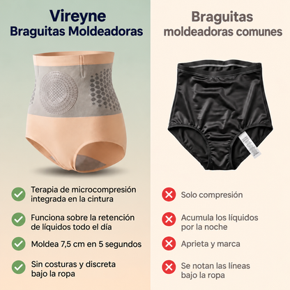 Braguitas moldeadoras con terapia magnética